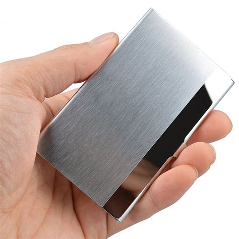 metal business card holder